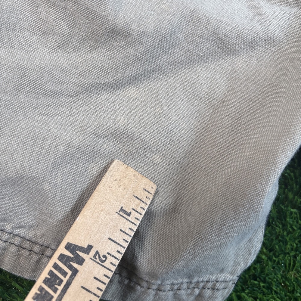 VTG Zoic Cycling Cargo Shorts Tan Men Size Large Lined Elastic Waist USA Made - Picture 14 of 16